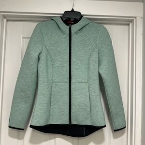 Gerry mint green jacket w/hood and pockets. Size Small.